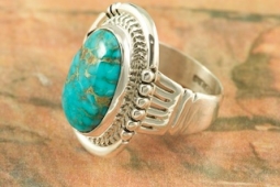 Apache Blue Turquoise Ring